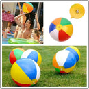 Bola de praia inflável com cores do arco-íris, brinquedo aquático infantil para piscina, ideal para presentear em aniversários, Ano Novo, Natal e Halloween. Bola educativa.