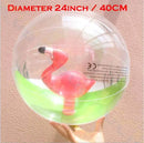 Bola de praia inflável com cores do arco-íris, brinquedo aquático infantil para piscina, ideal para presentear em aniversários, Ano Novo, Natal e Halloween. Bola educativa.