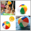 Bola de praia inflável com cores do arco-íris, brinquedo aquático infantil para piscina, ideal para presentear em aniversários, Ano Novo, Natal e Halloween. Bola educativa.