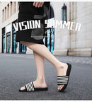 Sandálias masculinas de espuma EVA, confortáveis e antiderrapantes, com função de massagem, ideais para praia, piscina, casa, ambientes internos e externos e chuveiro.