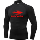 Rash Guard camiseta de natação masculina para praia com proteção UV, estilo maiô, ideal para surfe e mergulho. Manga longa.