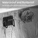 Suporte para esponjas de pia de aço inoxidável, auto-adesivo, escorredor de louça, ganchos de parede para utensílios de cozinha, organizador de armazenamento.