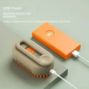 Escova Elétrica Vaporizadora para Cães e Gatos 3 em 1: Massageia, Remove Pelos Soltos e Emaranhados e Higieniza a Pelagem do Seu Animal de Estimação.