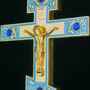 Nova Cruz Ortodoxa 2026 Decoração de Igreja Religiosa Pendurada na Parede Bênção Ortodoxa Cruz Peitoral cruces colgante Caixa Presente