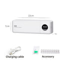 Esterilizador de escova de dentes elétrico UV com carregamento USB, suporte de parede para escova de dentes de banheiro com visor digital.