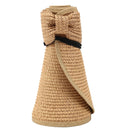 Chapéu de palha dobrável com aba larga e viseira enrolável para mulheres, modelo 2023, ideal para o verão, com proteção UV, perfeito para praia e viagens.