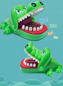 Brinquedo de dentes de crocodilo para crianças: mordidas de crocodilo nos dedos, treinamento de reação, jogo da sorte, brinquedo antiestresse.
