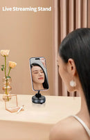 Suporte magnético potente para celular, design dobrável, ajuste de 360°, suporte a vácuo para carro, compatível com iPhone e ideal para transmissões ao vivo.