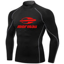 Rash Guard camiseta de natação masculina para praia com proteção UV, estilo maiô, ideal para surfe e mergulho. Manga longa.