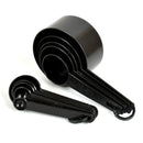 Conjunto de 5/10 peças de utensílios de medição para cozinha: colheres medidoras, colheres de chá, colheres de açúcar, xícaras medidoras para farinha e outros itens de confeitaria.