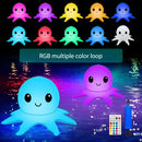 Lâmpadas solares para flutuação na água em formato de polvo, bolas infláveis brilhantes com cores que mudam, para piscina, lago, luminária suspensa, iluminação externa.