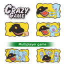 Brinquedo de dentes de crocodilo para crianças: mordidas de crocodilo nos dedos, treinamento de reação, jogo da sorte, brinquedo antiestresse.