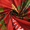 Toalha de mesa de plástico com flocos de neve natalinos, decoração de Natal para casa, Natal 2025, enfeite de mesa de Natal, Ano Novo 2026