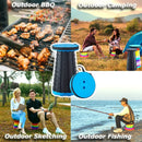 Cadeira dobrável telescópica portátil de plástico, banquinho leve e ajustável para pesca, praia e camping, assento dobrável compacto para uso externo.