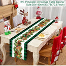 Caminho de mesa natalino, decoração de mesa de Natal para casa, toalha de mesa de Natal 2024, enfeite de Natal, presente de Ano Novo 2025