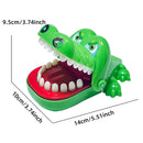 Brinquedo de dentes de crocodilo para crianças: mordidas de crocodilo nos dedos, treinamento de reação, jogo da sorte, brinquedo antiestresse.