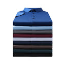 Camisa masculina de manga curta, lisa, para uso casual nos negócios, ideal para o verão. Confortável e versátil, não precisa passar.