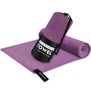 Toalha de microfibra à prova de areia, de secagem rápida, leve e portátil, essencial para natação, ioga, academia, praia e viagens.