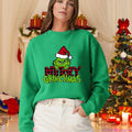Novo Moletom Feminino GRINCHMAS MERRY para Uso Externo, Manga Longa, Roupa Natalina, Suéter Pulôver Feminino