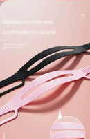 Óculos de natação HD antiembaçantes com protetores auriculares, à prova de vazamentos, ajustáveis, de silicone de alta qualidade, para adultos, homens e mulheres.