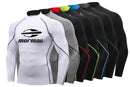 Rash Guard camiseta de natação masculina para praia com proteção UV, estilo maiô, ideal para surfe e mergulho. Manga longa.