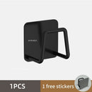 Suporte para esponjas de pia de aço inoxidável, auto-adesivo, escorredor de louça, ganchos de parede para utensílios de cozinha, organizador de armazenamento.