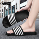 Sandálias masculinas de espuma EVA, confortáveis e antiderrapantes, com função de massagem, ideais para praia, piscina, casa, ambientes internos e externos e chuveiro.