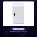 Esterilizador de escova de dentes elétrico UV com carregamento USB, suporte de parede para escova de dentes de banheiro com visor digital.