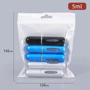 Conjunto de 5 frascos de perfume com spray de 5ml, recarregáveis, atomizadores, mini recipientes cosméticos vazios para viagem.